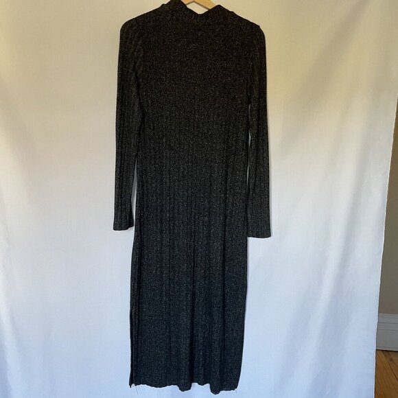 For the Republic long sleeved gray maxi dress knit material women's size medium - Picture 8 of 8
